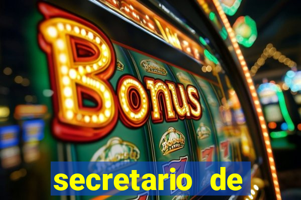 secretario de esporte salario